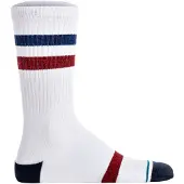 Stance Kurzsocken "Socken The Americana 3er Pack", Damen, Gr. 38-42, bunt (weiß, blau, rot), Obermaterial: 75% Baumwolle CO. 17% Polyester PES. 6% Nylon NY. 2% Elasthan EL., Socken Kurzsocken