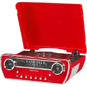 Crosley Powel 7-in-1 Bluetooth Plattenspieler Rot