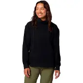 Marmot Wm's Hideaway Plush Funnel Neck Long Sleeve black (001) L
