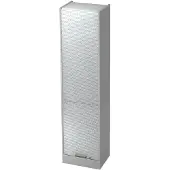 Hjh OFFICE PRO SIGNA R50 SG - Grau/Silber Rollladenschrank 5 OH Streifengriff Kunststoff
