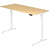 Hjh OFFICE PRO XBHM 19 WW - Ahorn 180 x 80 elektrisch höhenverstellbar