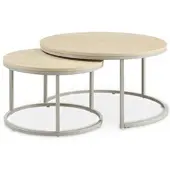 Idimex COUCHTISCHSET TOURS 2er Set cappuccino