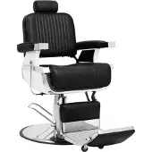 vidaXL Friseurstuhl Schwarz 68x69x116 cm Kunstleder