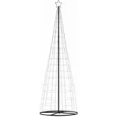 vidaXL LED Weihnachtsbaum 550 LEDs Blau 304 cm 4016454