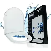 Wenko Langsame Absenkung WC-Sitz LAGOR, 44 x 36 cm,