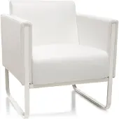 Hjh OFFICE ARUBA | 1-Sitzer - Lounge Sofa Wei?