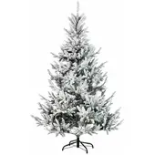 vidaXL Künstlicher klappbarer Weihnachtsbaum 120 cm PVC und Metall 42055567