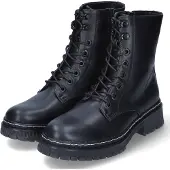 Dockers Schnürstiefeletten Damen Kunstleder Schwarz Größe: 39