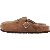 Birkenstock Boston Suede Leather Enge Holzschuhe