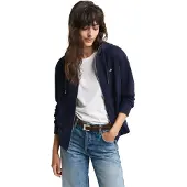 Gant Kapuzensweatjacke "SHIELD ZIP HOODIE" Grafische -Stickerei auf der Brust