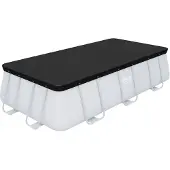 Bestway PVC-Abdeckplane 396 x 185 cm, schwarz, eckig