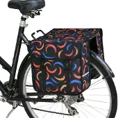 Merkloos Doppeltaschen 26 l, wasserbeständig, Gepäckträger hinten, für Einkäufe