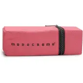 Pigna , Monochrome XL Tombolino-Etui, zylindrische Form, Pink Fluo, mit Haken, ei