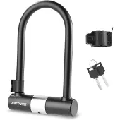 Merkloos Fahrradschloss U-Lock 18 mm, schwarz, Diebstahlsicherung, für Fahrrad