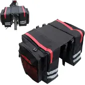 Merkloos Fahrradtasche hinten, wasserdicht, rot, für Gepäckträger, für Fahrradtour