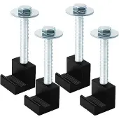Markenlos Tie Down J-Haken aus Aluminiumlegierung - 4 Stück