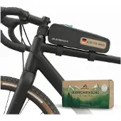 Merkloos Fahrradrahmentasche, wasserdicht, schwarz, für Rennrad