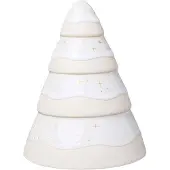 Famanu Dekorative Weihnachtsbaum aus Glas - Schneeflocken