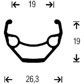 Gurpil Nainer 29´´ 6b Disc Mtb Vorderrad