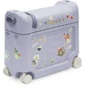 JETKIDS Stokke BedBox, Arctic Blue – Koffer mit Rollen für Kinder von 2 bis 7 Jahren (bis 35 kg) – Lässt sich in ein Bett umbauen – Mit Matratze, dekorativen Aufklebern und verstellbarem Tragegurt