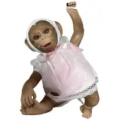 MuÑecas Guca Affenbaby-puppe Rosa Rosa One Size