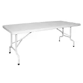 Wellhome Klappbarer Metallrahmen-koffertisch 180cm X 75cm X 74cm