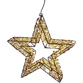 Wellhome Sternenlicht Mit 500 Led-lichtern Und Metallrahmen 38x8x38 Cm