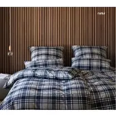 Elegante Soft-Flanell Bettwäsche Manchester - 135x200 cm + 40x80 cmnatur