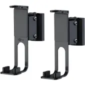 Goobay Lautsprecher-Wandhalterung One Sound Flex, schwarz - 2 Stück, kompatibel mit dem Sonos One und Sonos One SL, sichere und voll flexible Lautsprecherhalterung