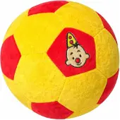 Bumba Plüsch-Fussball Gelb/Rot - 17,5 cm