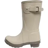 Hunter Gummistiefel Women Original Short Gloss Boot Gravel / Kettle-Schuhgröße 37