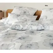 Elegante Seiden-Satin Bettwäsche Devine - 155x220 cm + 40x80 cmbleu