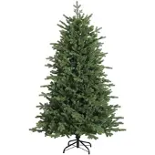 vidaXL Künstlicher klappbarer Weihnachtsbaum 180 cm PVC und Metall 42055584