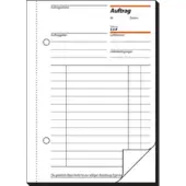 Sigel Formularbuch "Auftrag", A4, 2 x 40 Blatt, SD