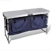 vidaXL Faltbarer Campingschrank Mit Aluminiumrahmen