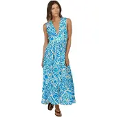 Salty Crew Windward Maxi ärmelloses Langes Kleid