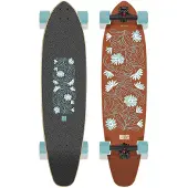 Long Island Longboards Flowers 37.85"x9.3" Kicktail Complete uni Gr. Uni