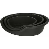 Kerbl - DREAMER Korb / Abfalleimer - Schwarz - Recycelter Kunststoff - 80 x 60 x 25 cm