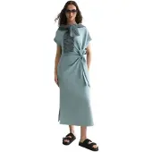 Scotch & Soda Ufu01582t Kurzarm Midi-kleid