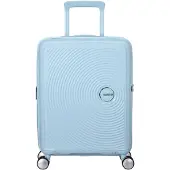 American Tourister Soundbox Trolley S 4R 55cm, erweiterbar Pastel Blue