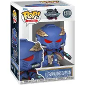 Funko POP! FK93512 - Warhammer 40,000 POP! Games Vinyl Figur Ultramarines Captain 9 cm - Neu