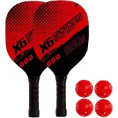 Softee Wooden Pickleball-set
