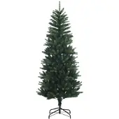 vidaXL Artificial Hinged Christmas Tree 180 cm PE und PVC Grün 42052634