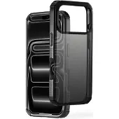 Hama Smartphone-Hülle "Handyhülle stoßfest für Apple iPhone 17 Pro 18 Pro Schwarz", schwarz, Smartphones, Hüllen, D3O-Technologie, Kratzschutz, Fallschutz bis 3,5 m, stoßfeste Ecken, Smartphone-Hülle