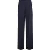 Peter Hahn Wide Fit-Jersey-Hose blau