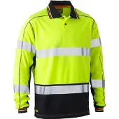 Bisley Workwear Langarm-Poloshirt BRAIDON 276510 Gr. 3XL gelb