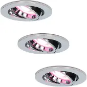 HOFTRONIC™ hoftronicsmart LED Einbaustrahler 5,5W RGBWW GU10 Chrom 3er Set
