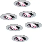 HOFTRONIC™ hoftronicsmart LED Einbaustrahler 5,5W RGBWW GU10 Chrom schwenkbar 6er Set