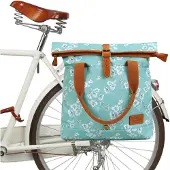 Merkloos Fahrradtasche Gepäckträger, wasserdicht Canvas, für Damen, für Einkäufe
