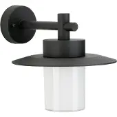 Albert 661852 Wandleuchte Typ Nr. 1852 - Farbe: schwarz, für 1 x QA55 - 57W, E27